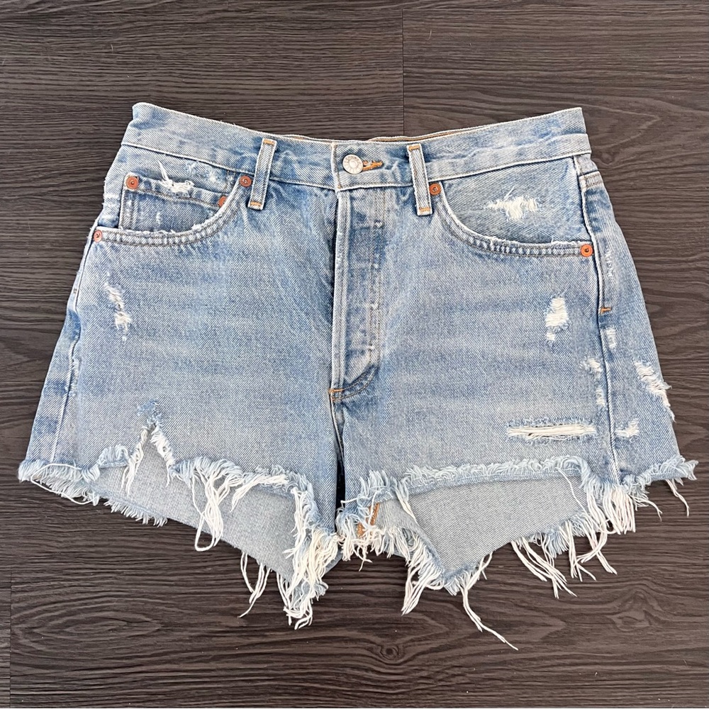 Agolde Parker Vintage Cutoff Denim Shorts